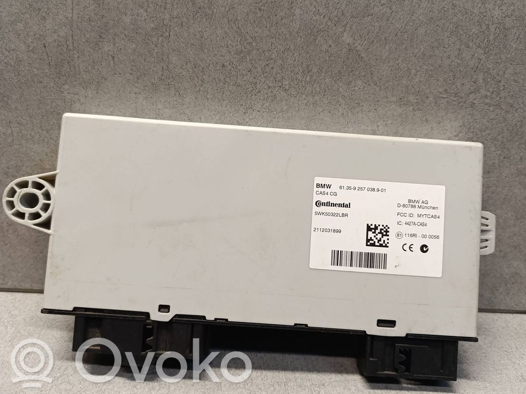 BMW 5 F10 F11 CAS valdymo blokas/ modulis 