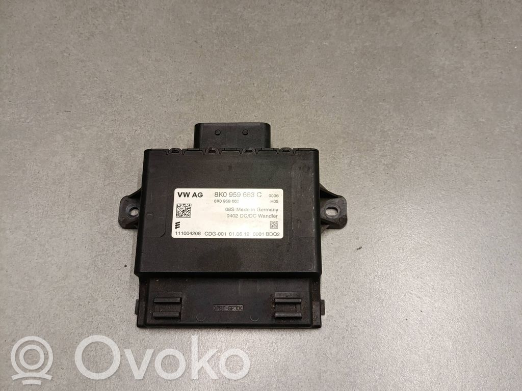 Muut ohjainlaitteet/moduulit   8K0959663C,111004208