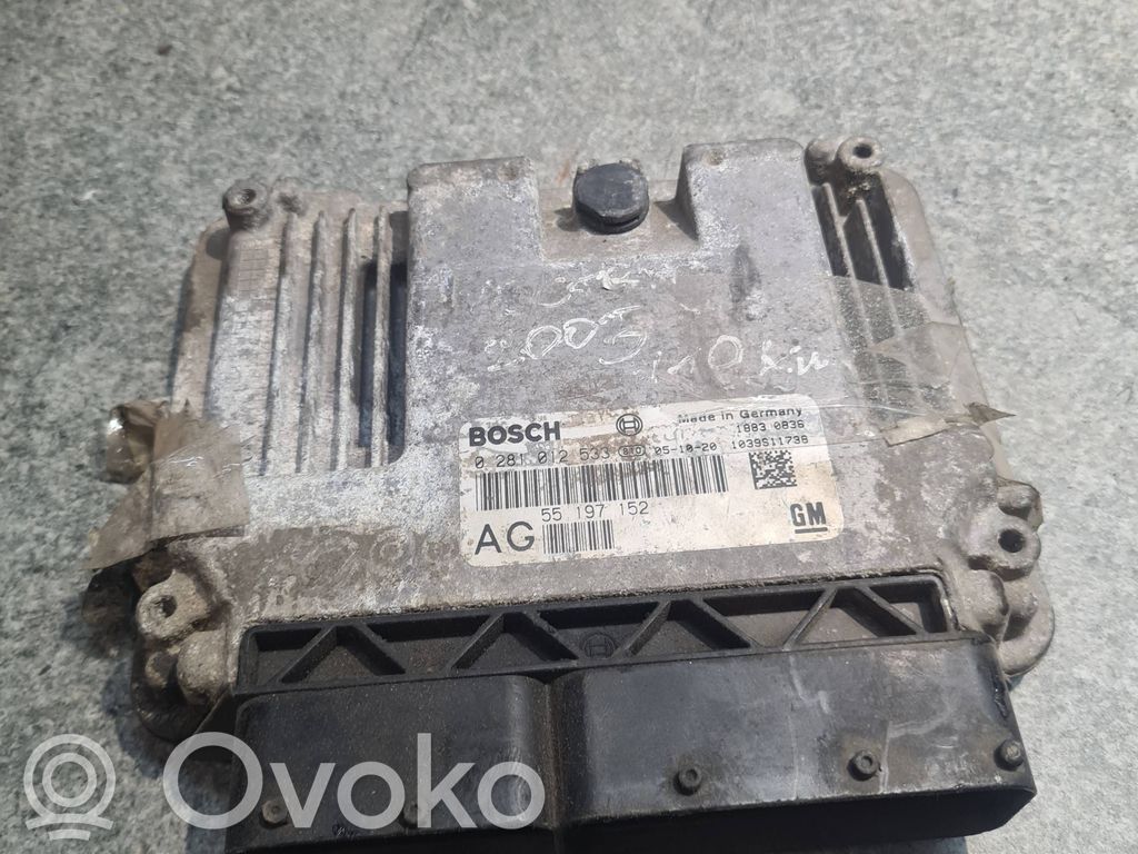Opel Vectra C Engine control unit/module 