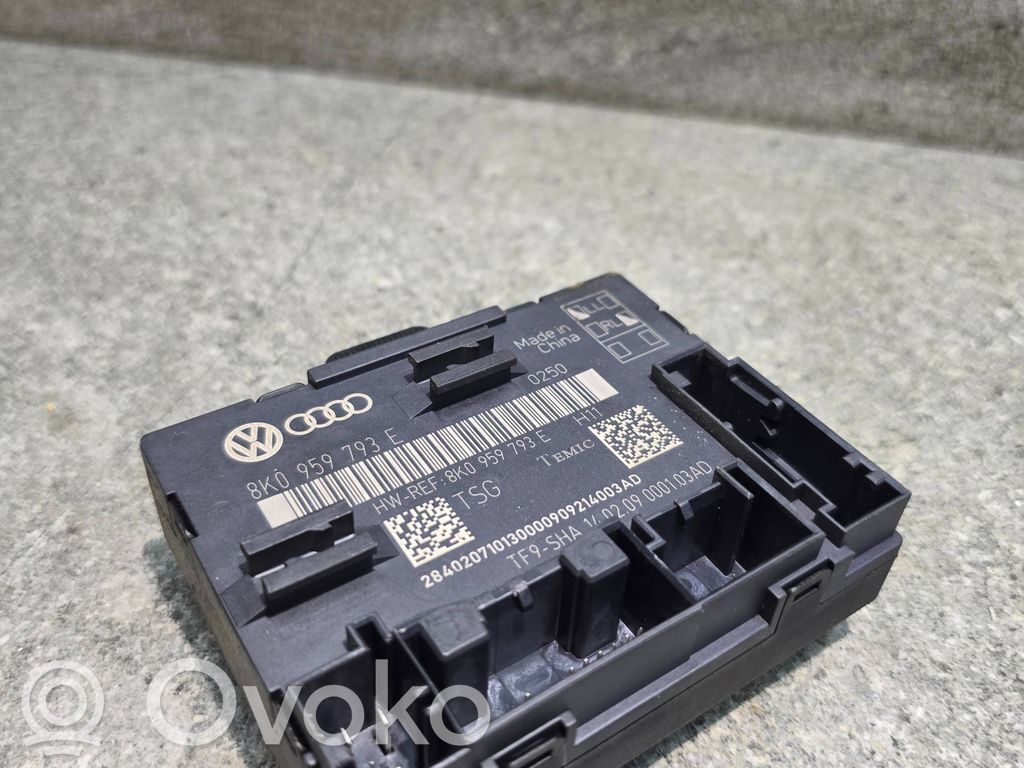 Audi A4 S4 B8 8K Door control unit/module 