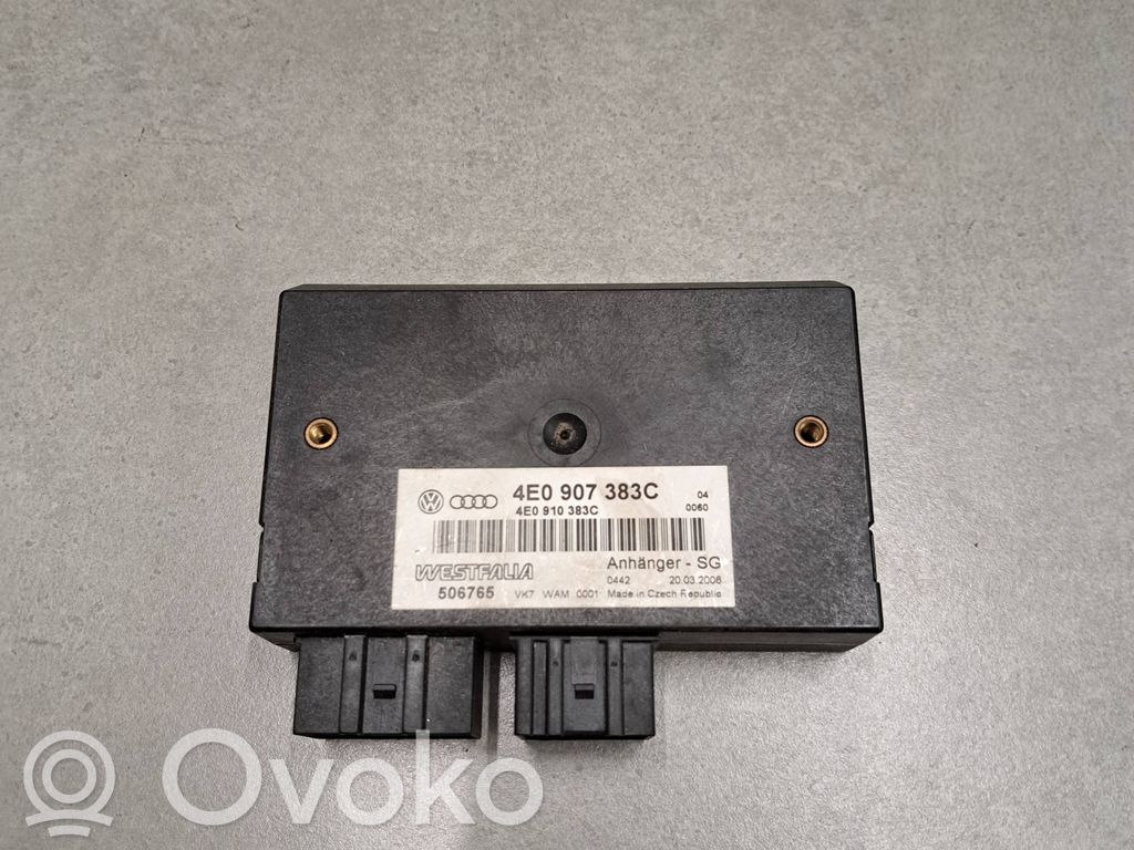 Audi Q7 4L Tow bar trailer control unit/module 