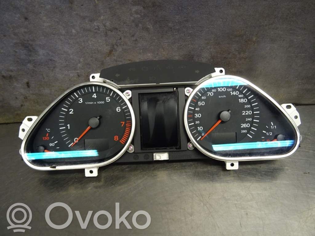 Audi A6 S6 C6 4F Speedometer (instrument cluster) 