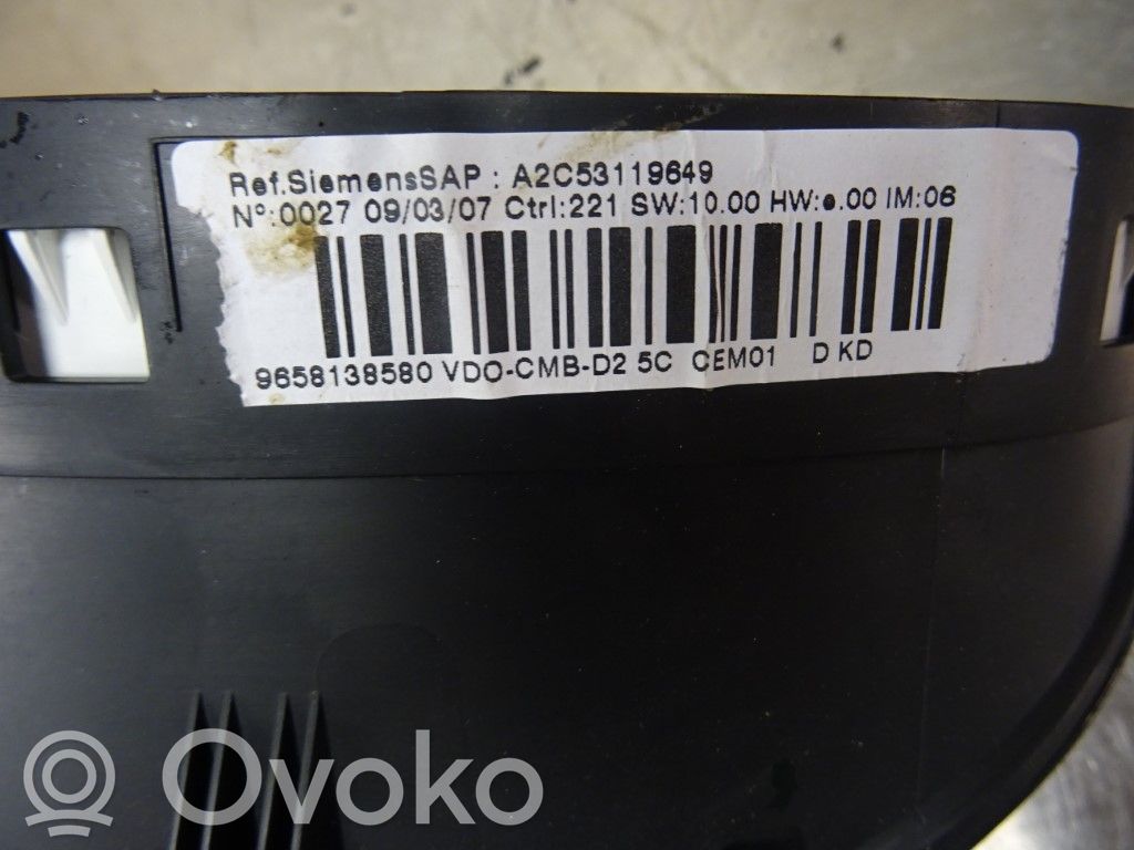 Peugeot 407 Nopeusmittari (mittaristo) 