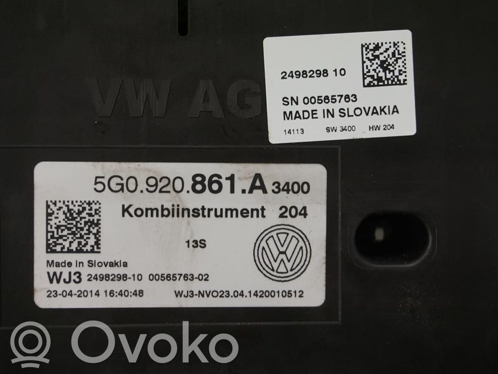 Volkswagen Golf VII Licznik / Prędkościomierz 