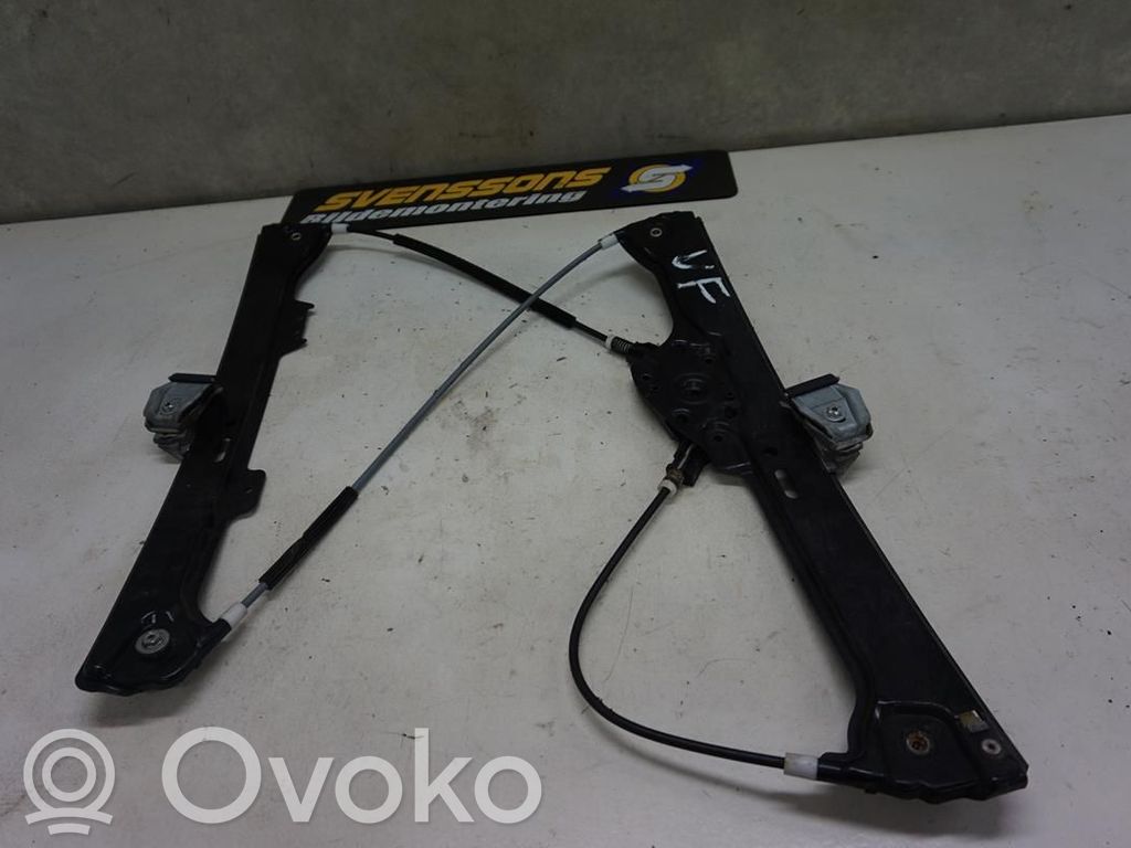 BMW 5 E60 E61 Mechanizm podnoszenia szyby przedniej bez silnika 