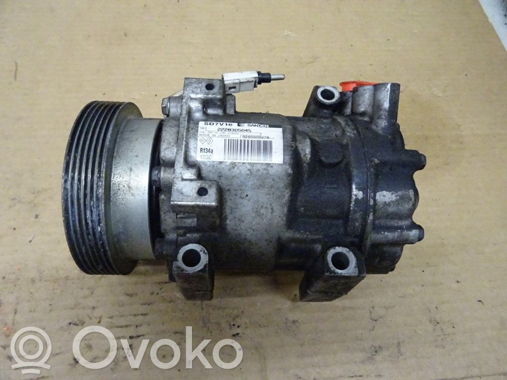 Dacia Sandero Ilmastointilaitteen kompressorin pumppu (A/C) 