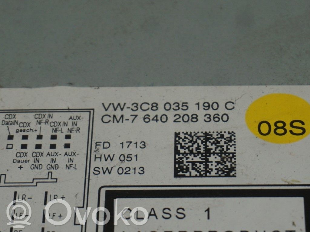 Volkswagen Tiguan Unitate principală radio/CD/DVD/GPS 