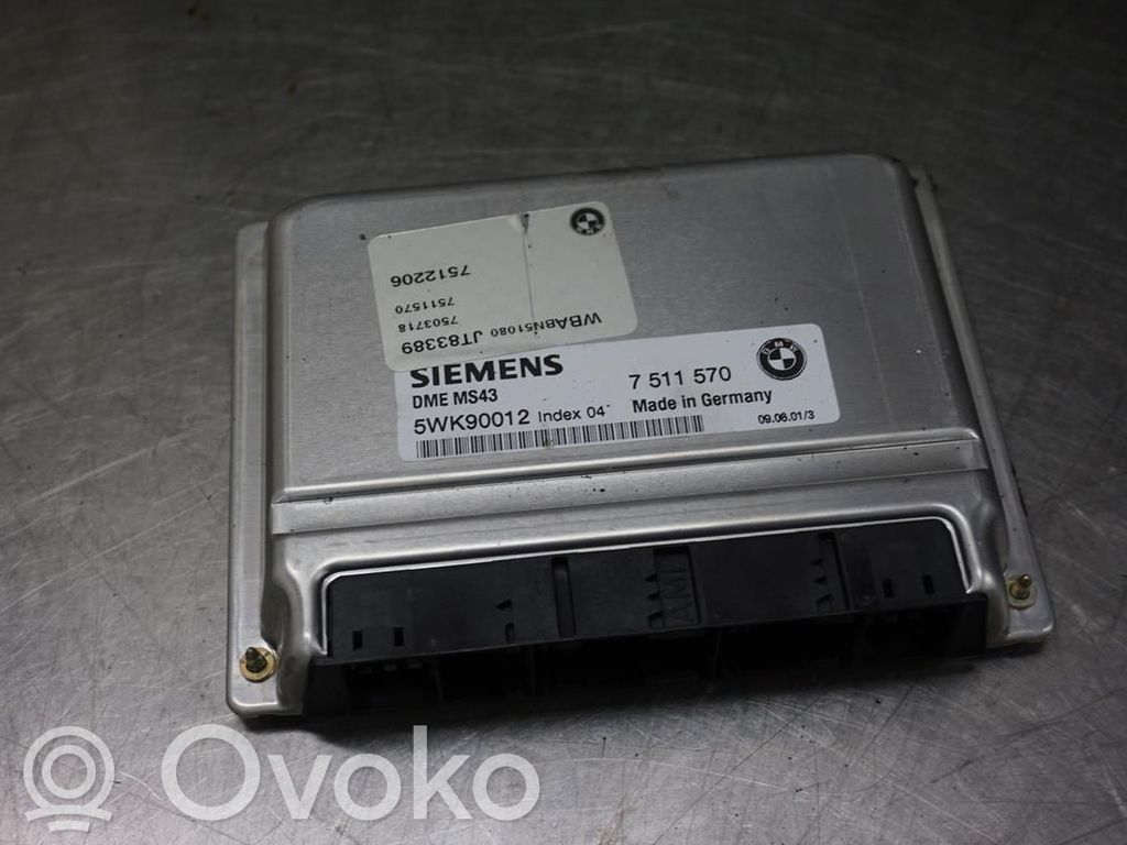 Unité de commande / module d'injection   12147511570,185296,5WK90012
