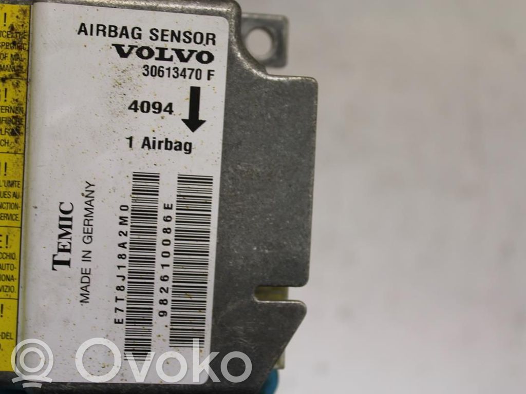 Volvo S40, V40 Airbag control unit/module 