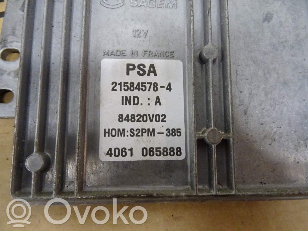Citroen C2 Injection control unit/module 