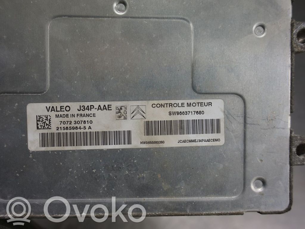 Peugeot 206 Injection control unit/module 