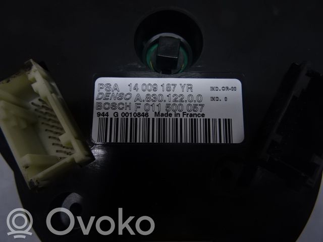 Peugeot 807 Climate control unit 