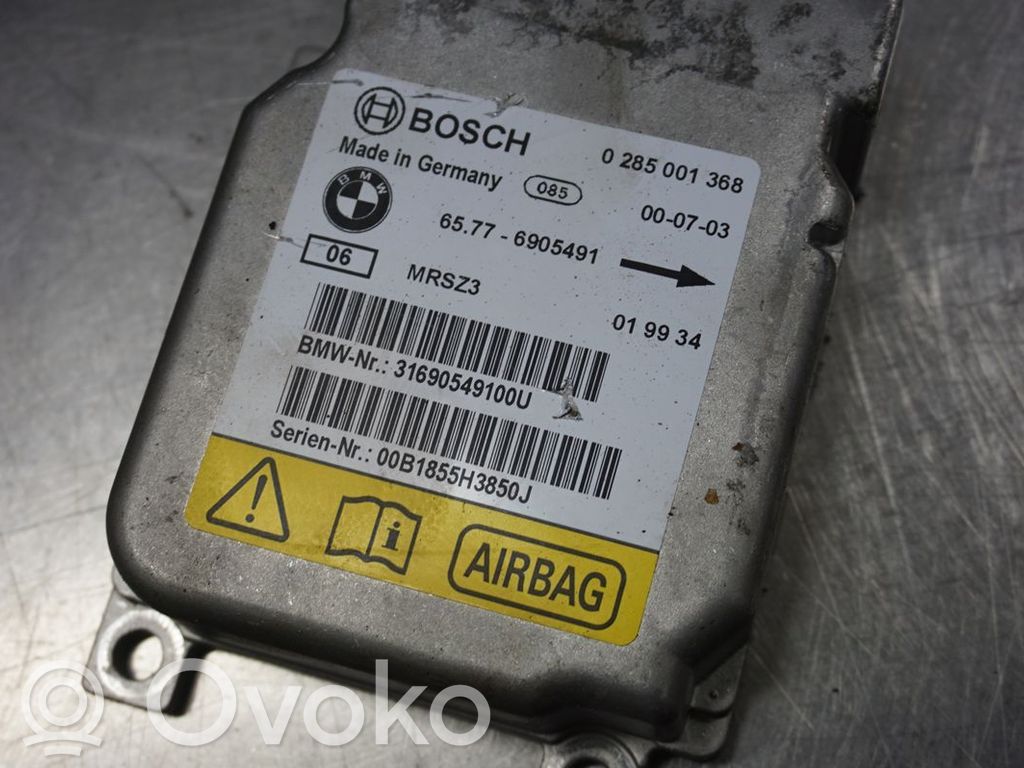 BMW 3 E46 Unidad de control/módulo del Airbag 