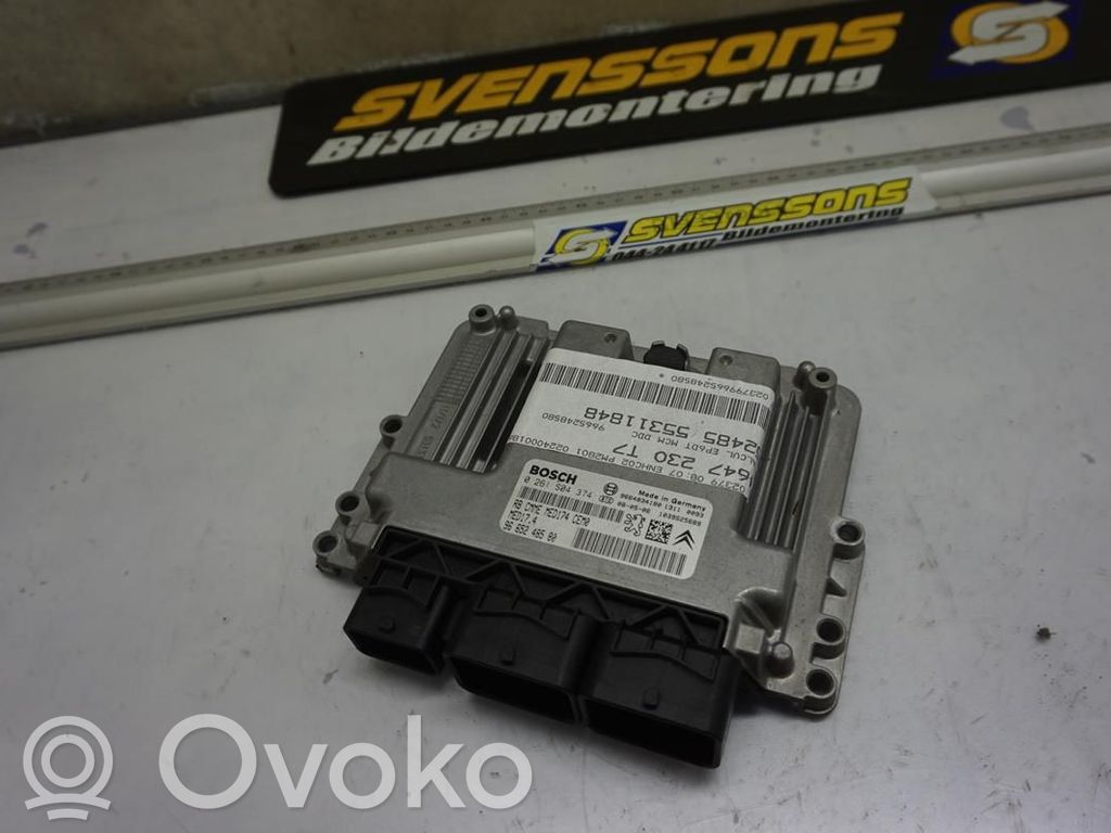 Peugeot 308 Unité de commande / module d'injection 