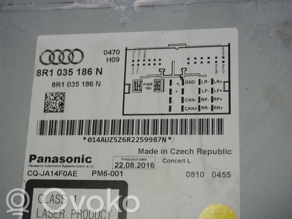 Audi A5 8T 8F Unitate principală radio/CD/DVD/GPS 