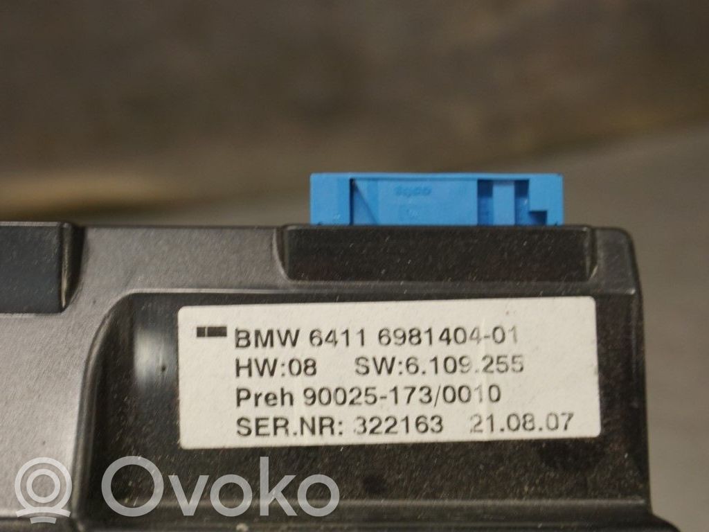 BMW 7 E65 E66 Climate control unit 