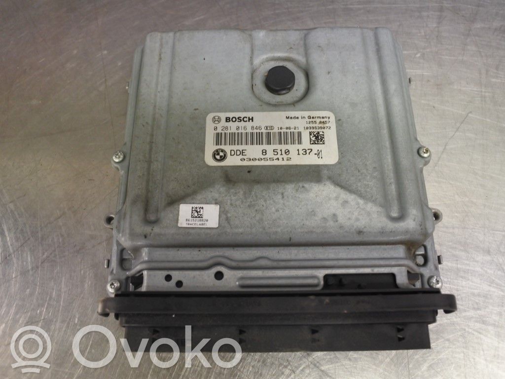 BMW 5 F10 F11 Injection control unit/module 