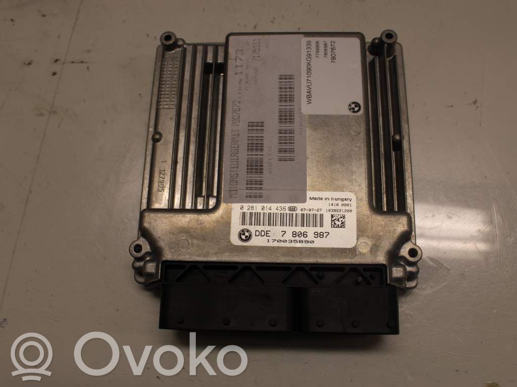 BMW 3 E90 E91 Unitate/modul comandă injecție 
