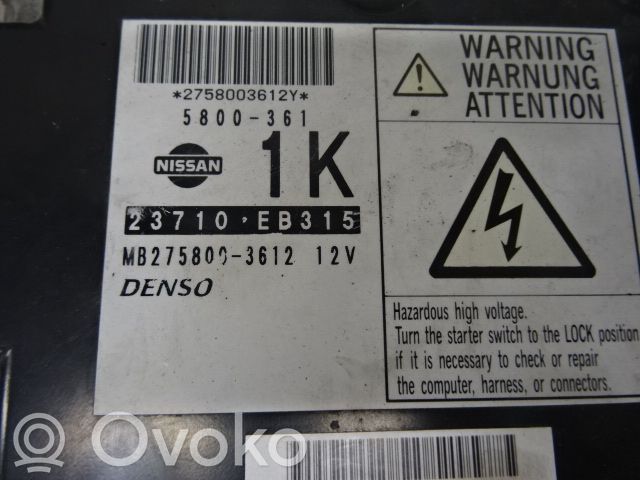 Nissan Navara D40 Injection control unit/module 