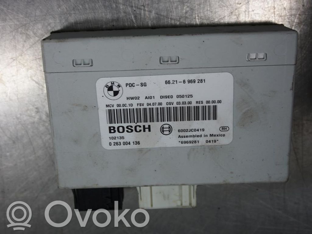 Pysäköintitutkan (PCD) ohjainlaite/moduuli   66206969281,186862,16147180426