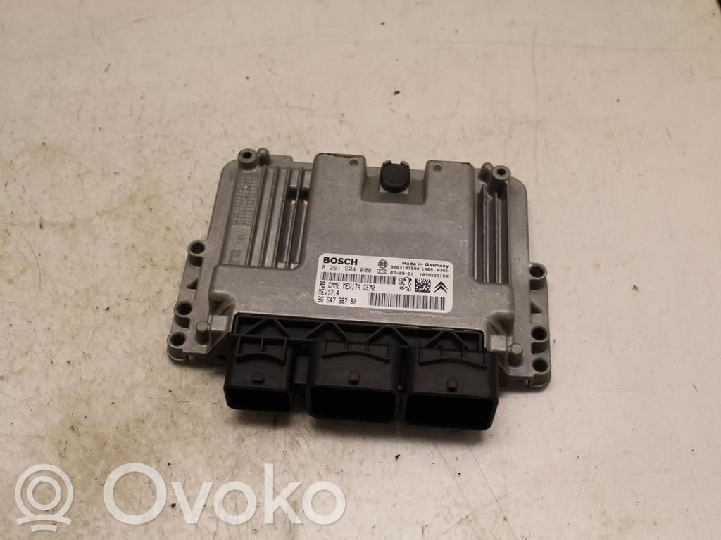 Peugeot 207 Injection control unit/module 
