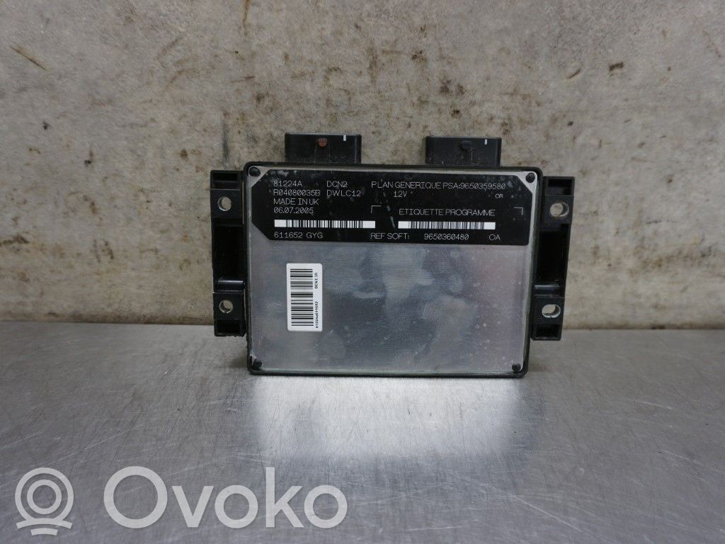 Citroen Berlingo Injection control unit/module 