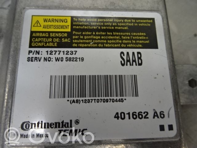 Saab 9-3 Ver2 Gaisa spilvenu vadības bloks 