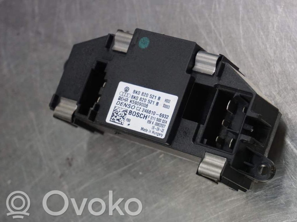 Audi A4 S4 B8 8K Heater blower motor/fan resistor 