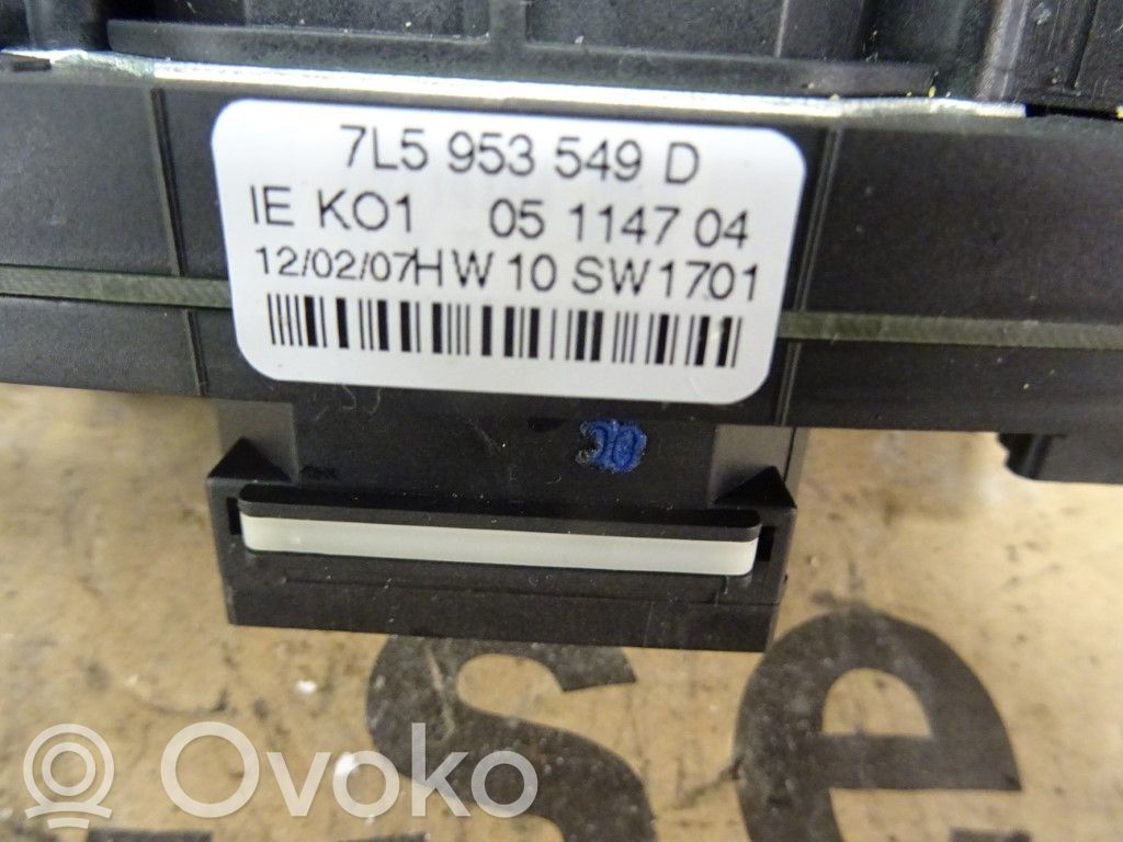 Porsche Cayenne (9PA) Interruptor/palanca de limpiador de luz de giro 