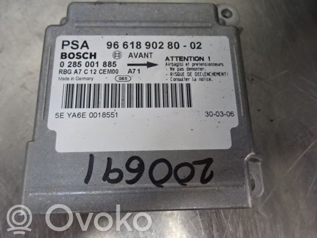 Centralina/modulo airbag   654664,N034280,0285001885