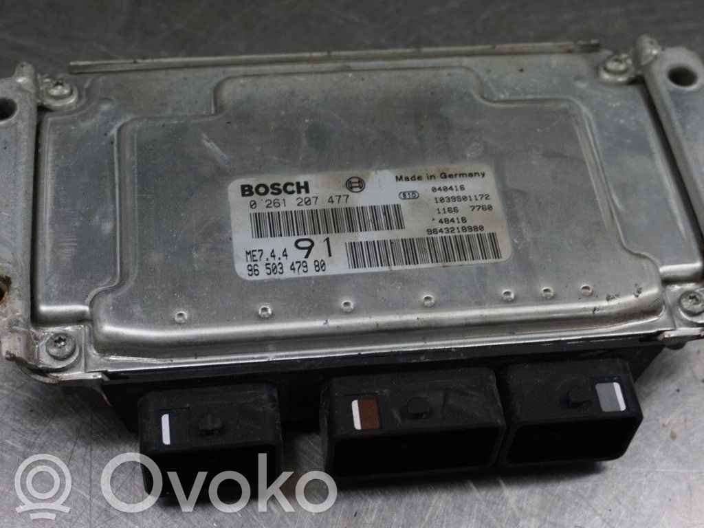 Peugeot 206 Unidad de control/módulo de la inyección 