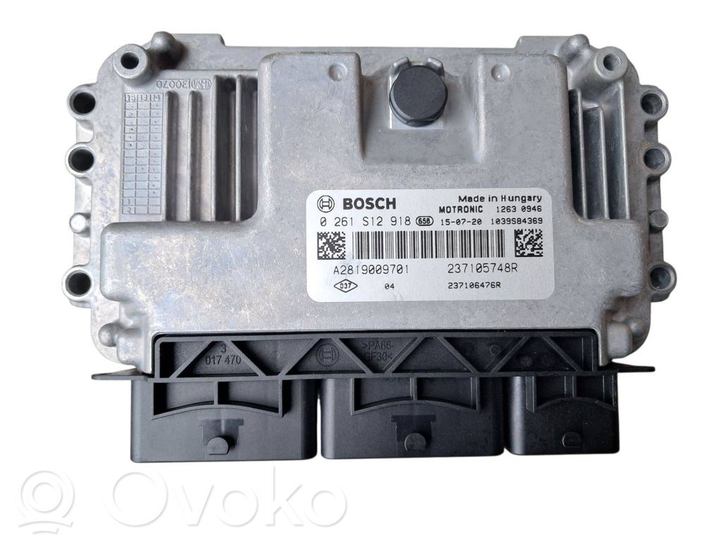 Engine control unit/module   0261S12918,237106476R,237105748R,A2819009701