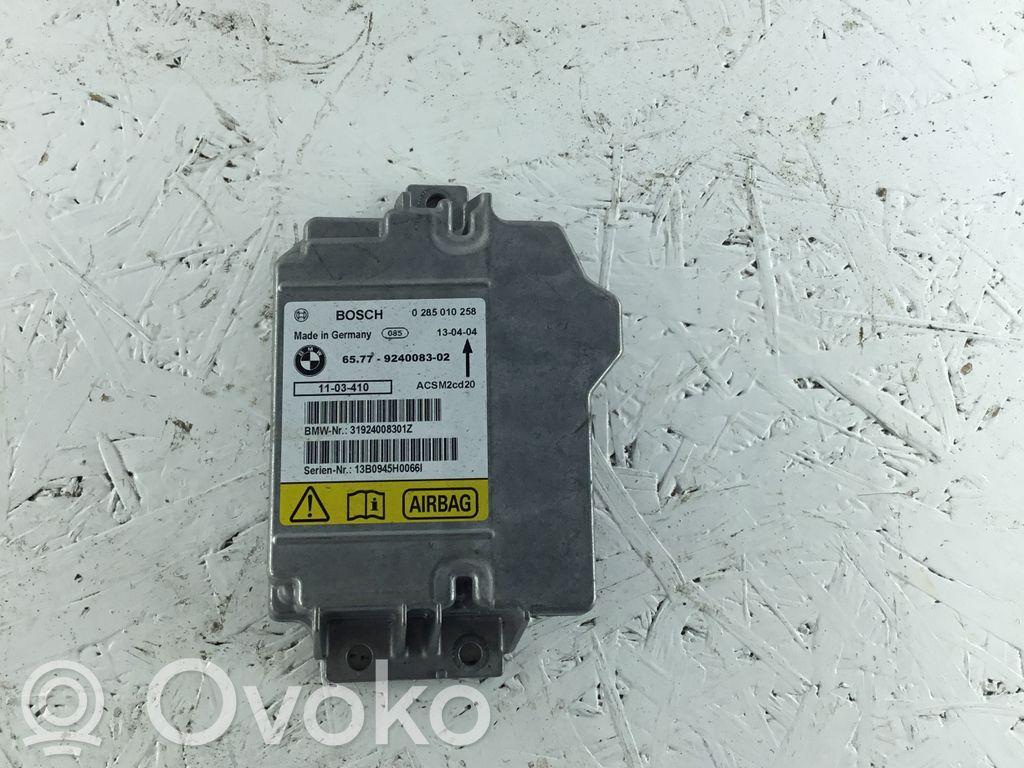 Airbag control unit/module   9240083