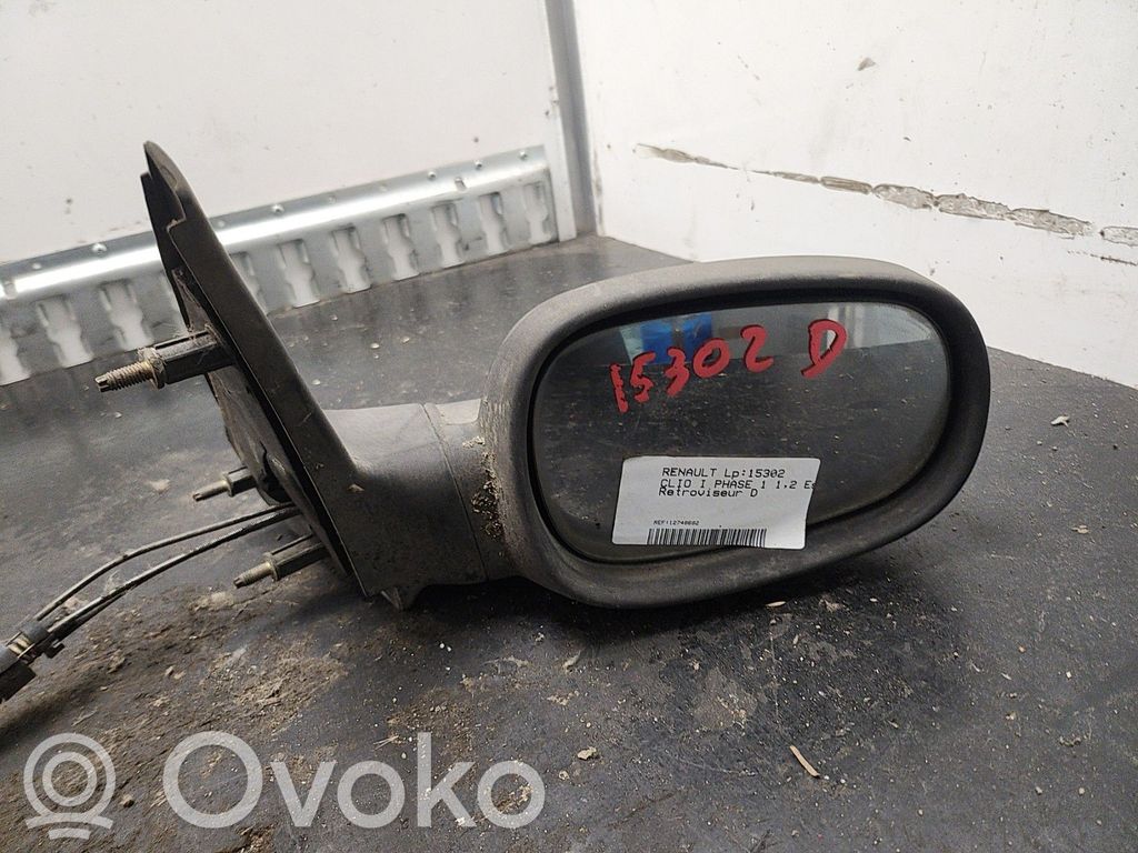 Renault Clio I Espejo lateral manual 