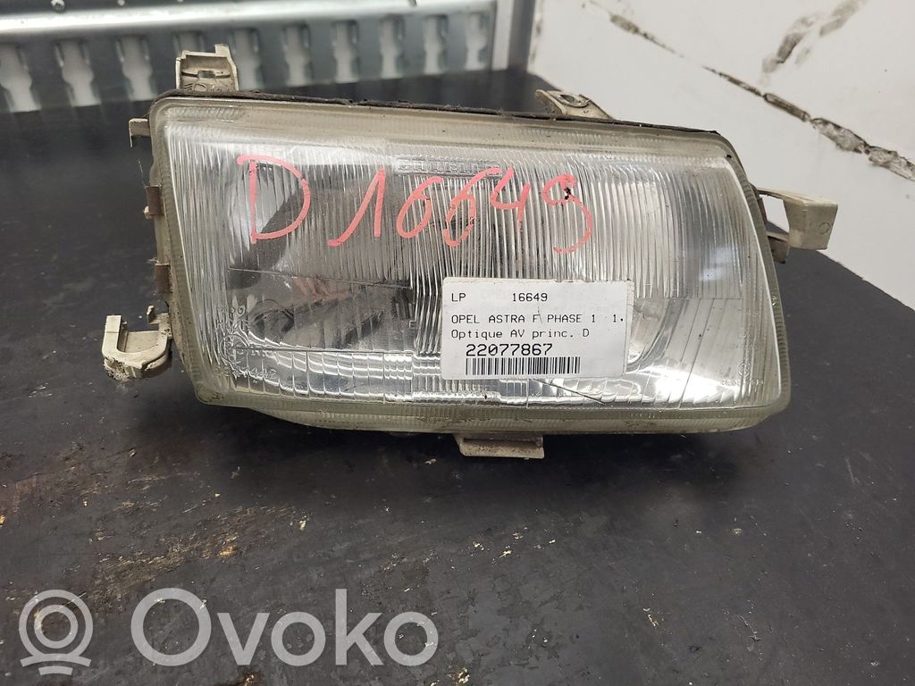 Opel Astra F Lampa przednia 
