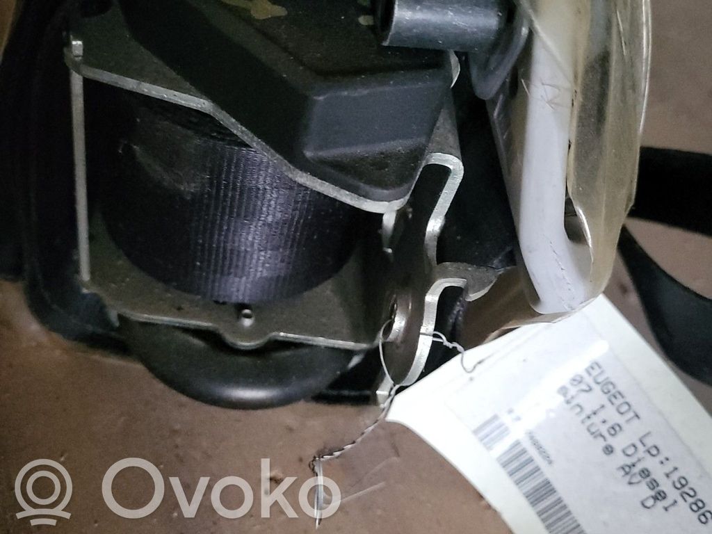Peugeot 207 Cinturón delantero 