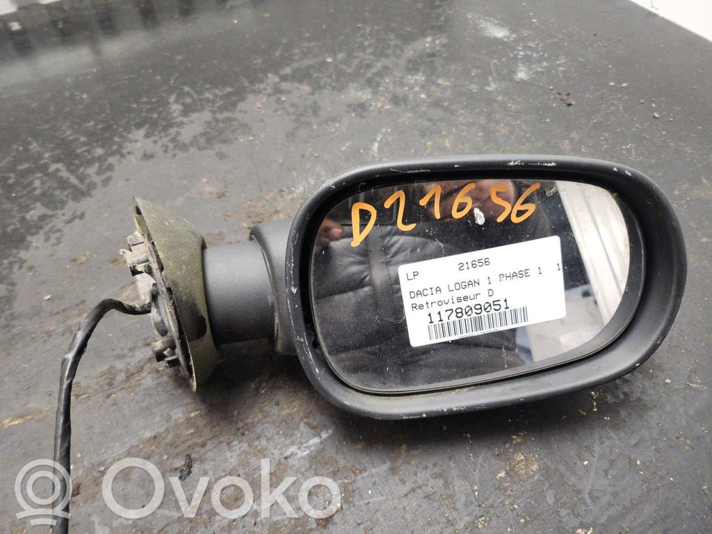 Dacia Logan I Manualne lusterko boczne drzwi przednich 