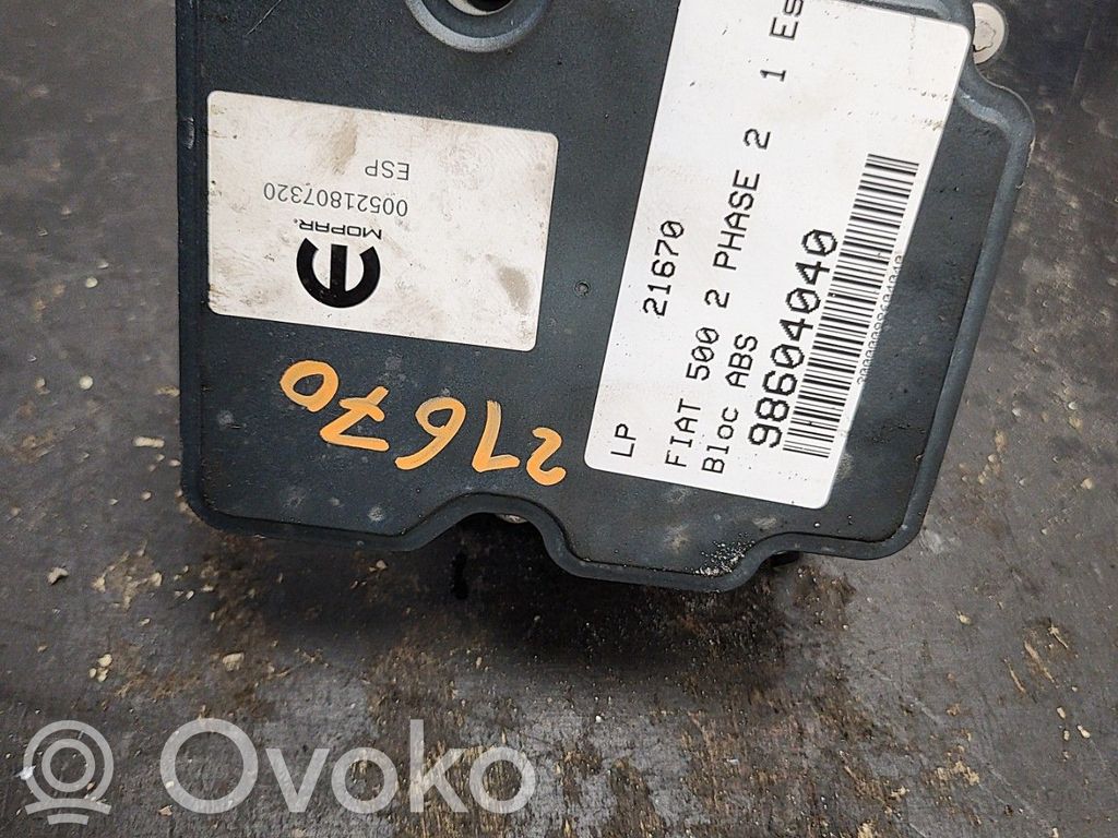 Fiat 500 ABS Blokas 