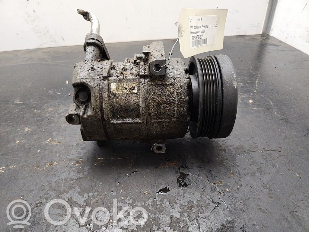 Opel Corsa D Air conditioning (A/C) compressor (pump) 