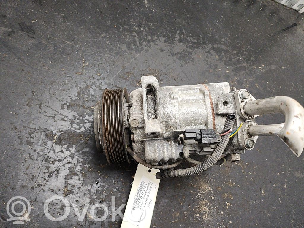 Nissan Qashqai Kompresor / Sprężarka klimatyzacji A/C 