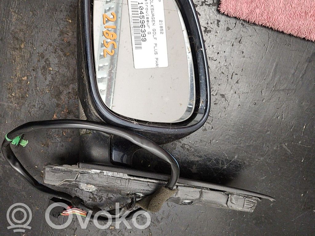 Volkswagen Golf Plus Manualne lusterko boczne drzwi przednich 