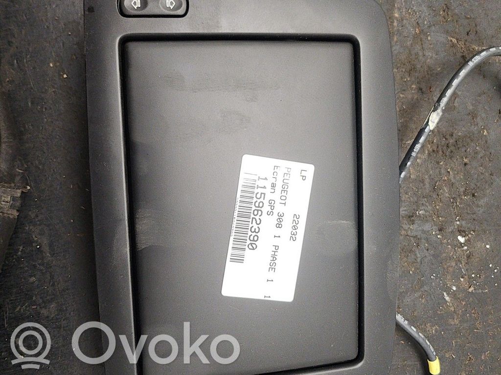 Peugeot 308 Screen/display/small screen 