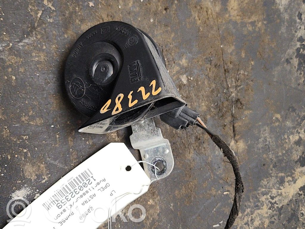 Opel Astra J Señal acústica 