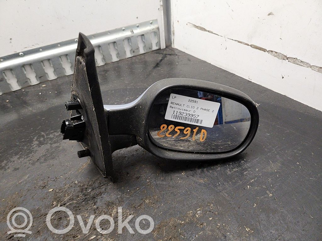 Renault Clio II Manualne lusterko boczne drzwi przednich 