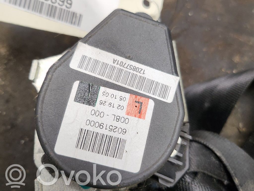 Skoda Octavia Mk2 (1Z) Cinturón delantero 