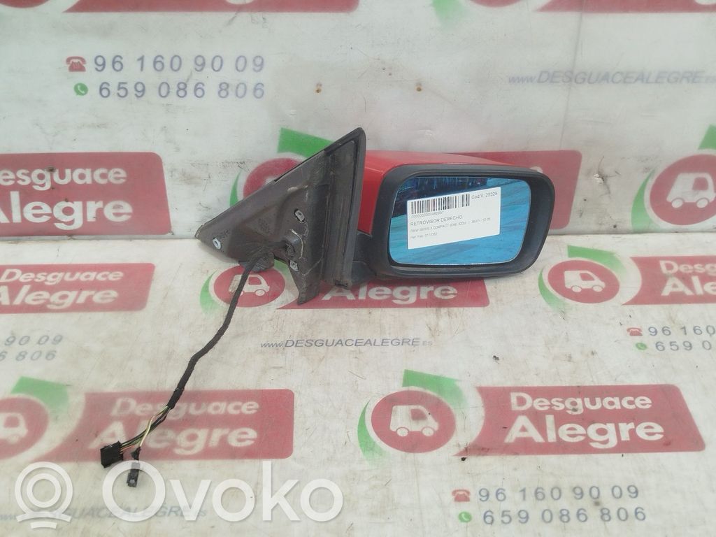 BMW 3 E46 Oglindă electrică ușă față 