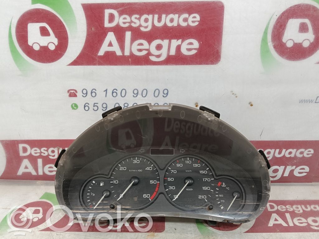 Peugeot 206 Compteur de vitesse tableau de bord