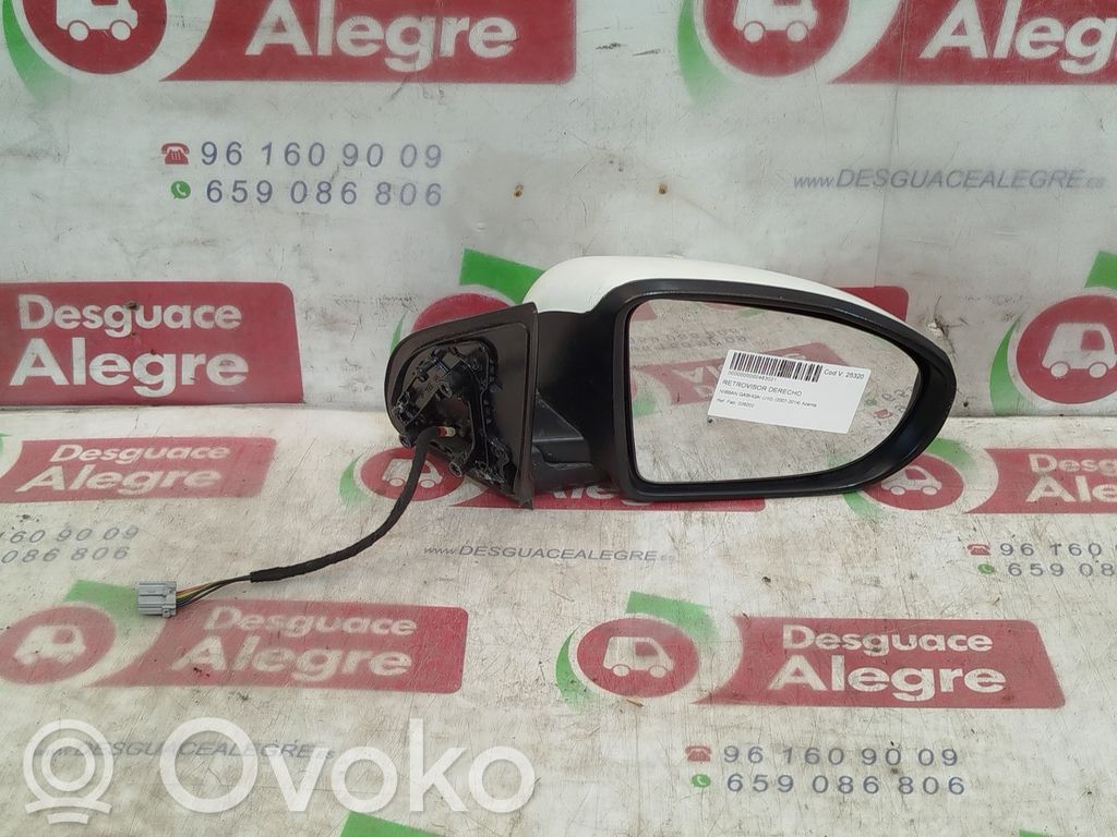 Nissan Qashqai Rétroviseur électrique de porte avant 