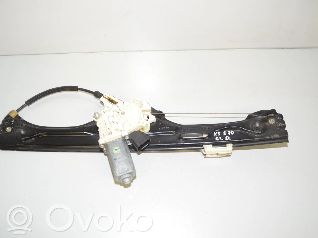 BMW X5 E70 Regulador de puerta trasera con motor 