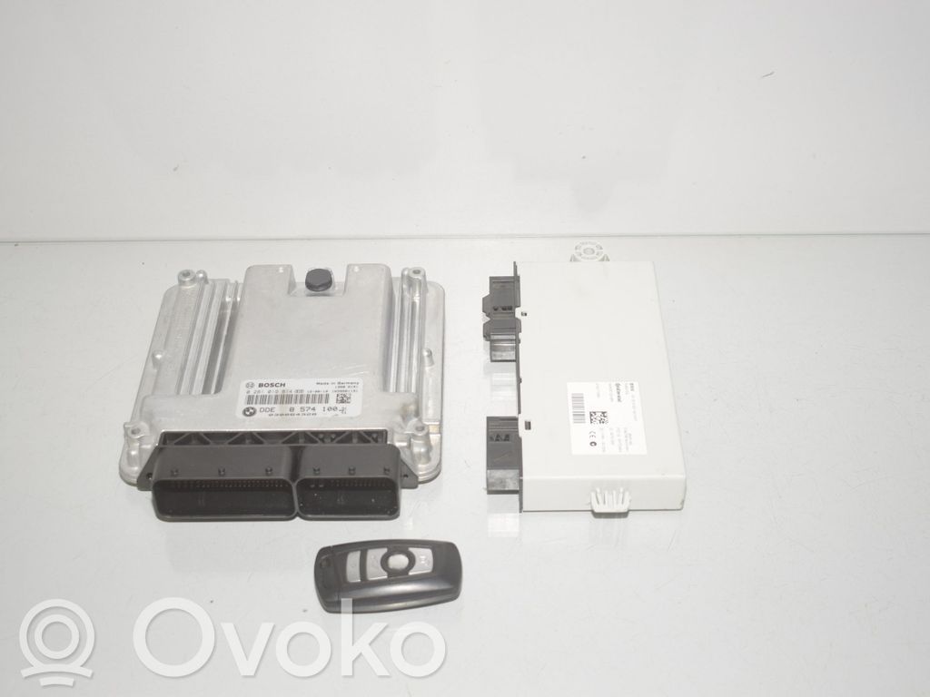 BMW 5 F10 F11 Komputer / Sterownik ECU i komplet kluczy 